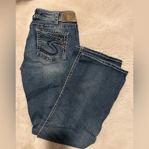 Silver Jeans women size 31 W 31L  slim boot cut